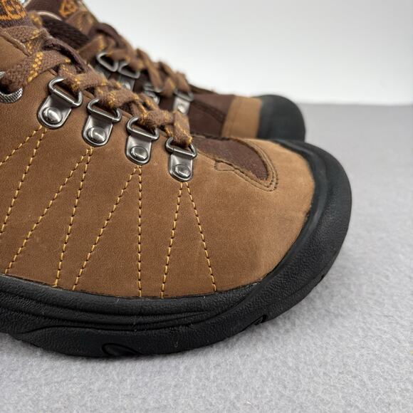 Keen Womens Shoes Size 8.5M Brown Canvas Hiking Sneaker Oxford Lace UP Fashion - Picture 9 of 15